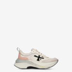 Zapatillas Premiata Hill 8522 rosa claro y beige de mujer