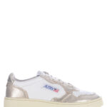 Zapatillas Autry Medalist Low AULW WB16 blanco y platino de mujer