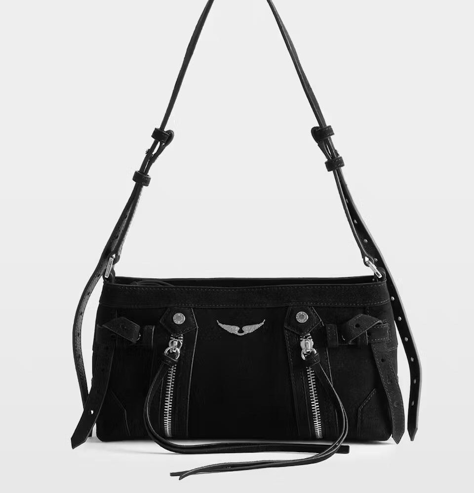 Bolso Zadig & Voltaire Madison Mini Suede negro